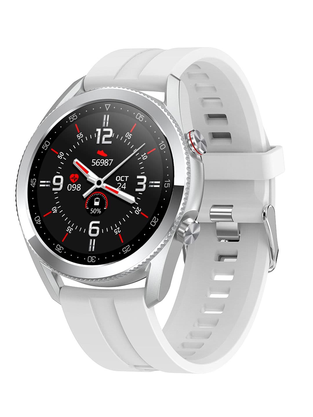 French Connection Unisex Black Smart Watch With Bluetooth Connected Calling Function-L19-D