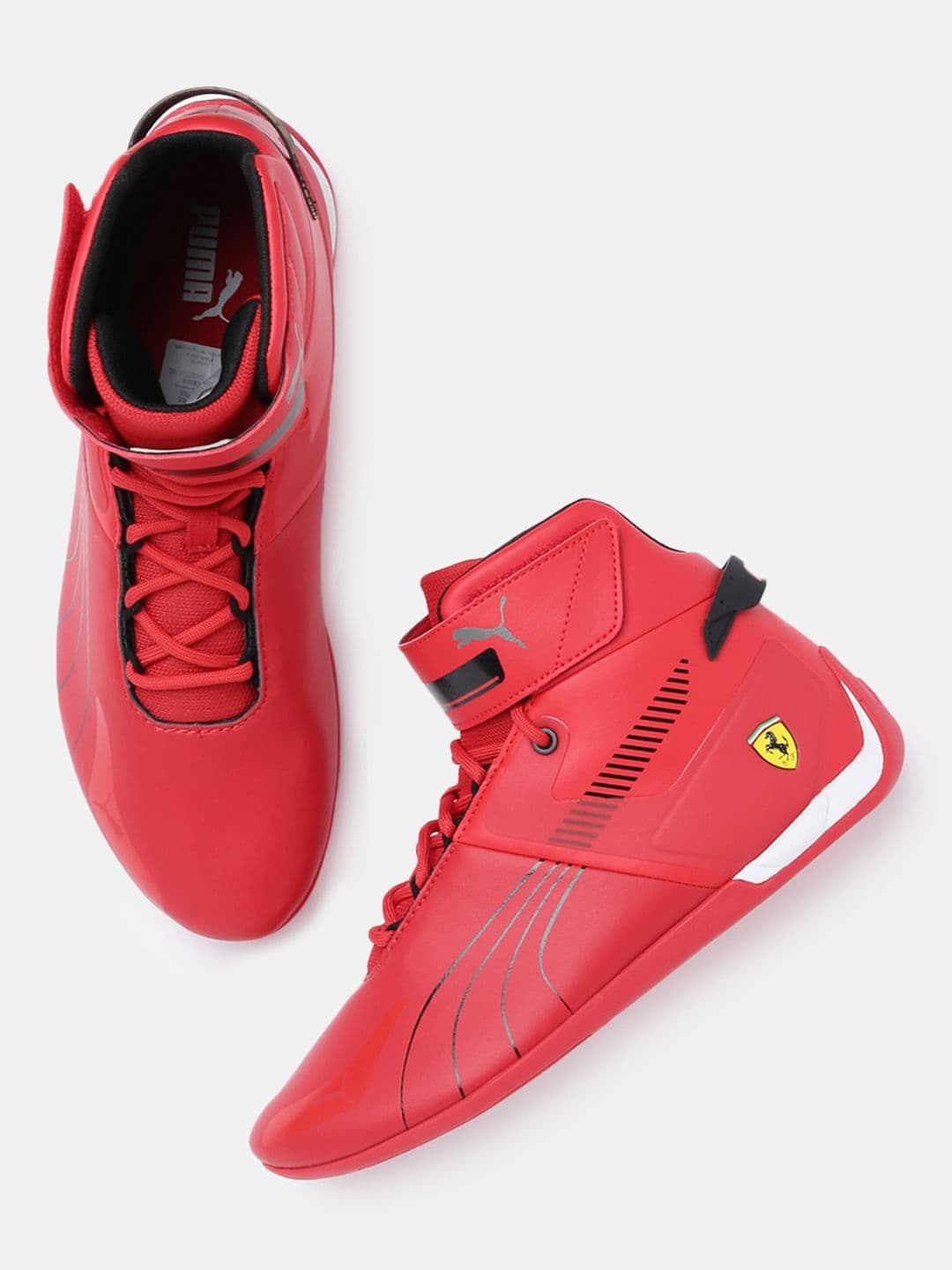 PUMA Motorsport Unisex Red Scuderia Ferrari A3ROCAT Mid Sneakers