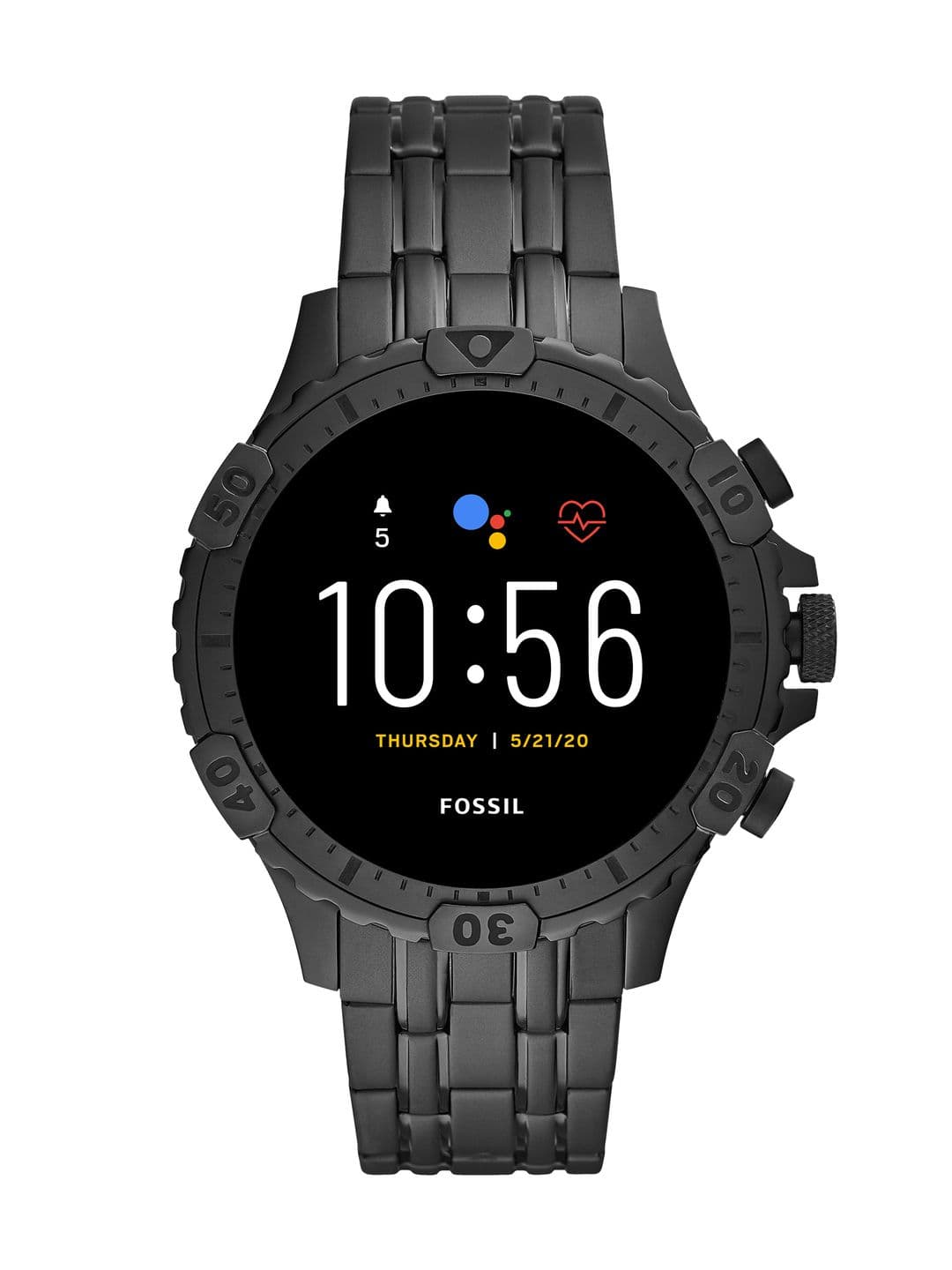 Fossil Garrett HR Black Smartwatch FTW4038