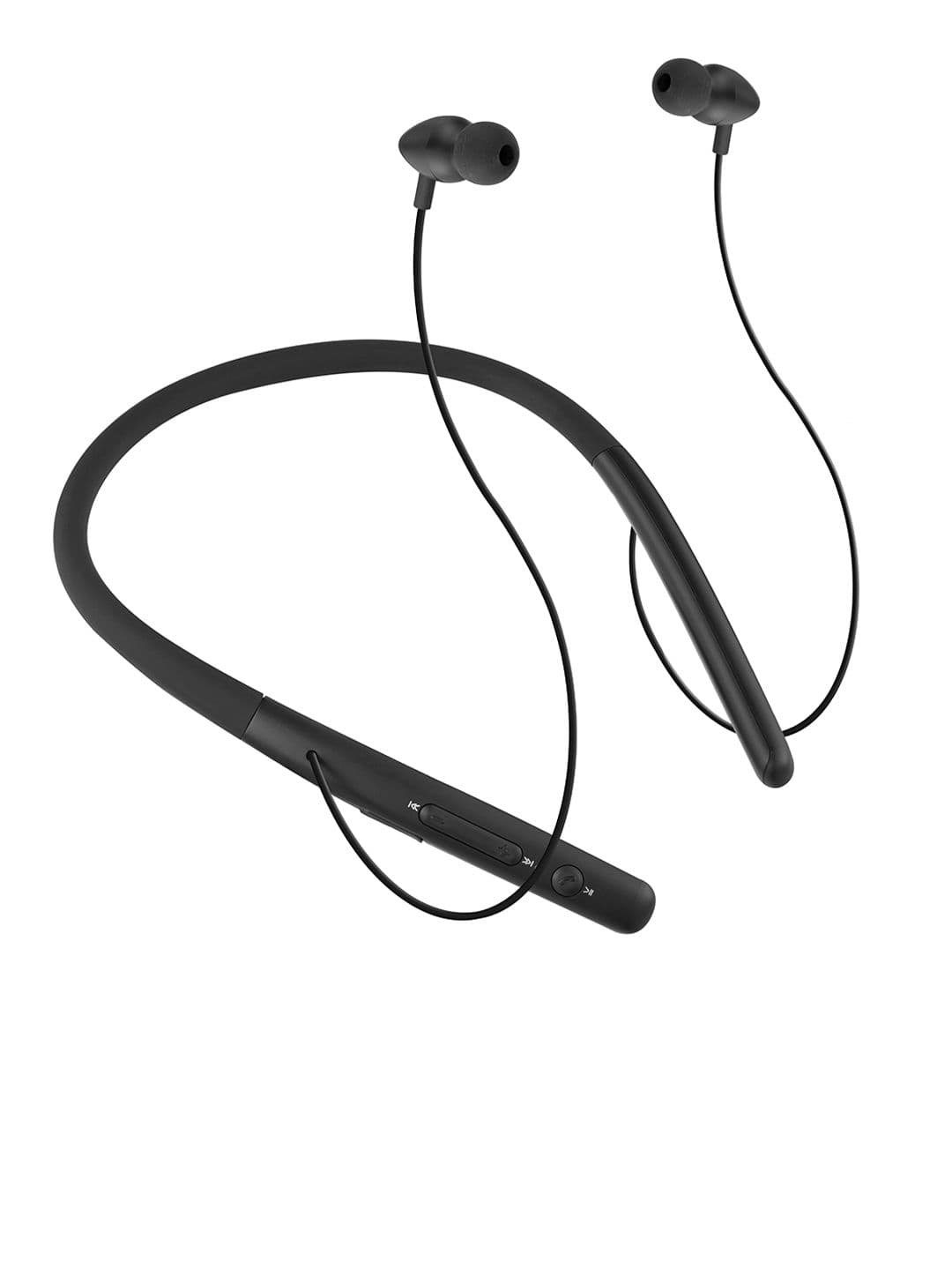 FLiX Unisex Black Solid Noise Cancellation Blaze 200 Headphones