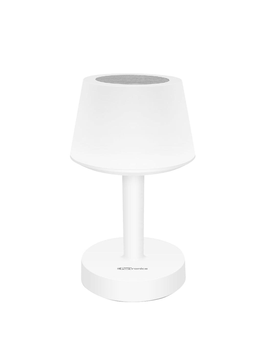 Portronics White Portable Bluetooth speaker with LAMP
