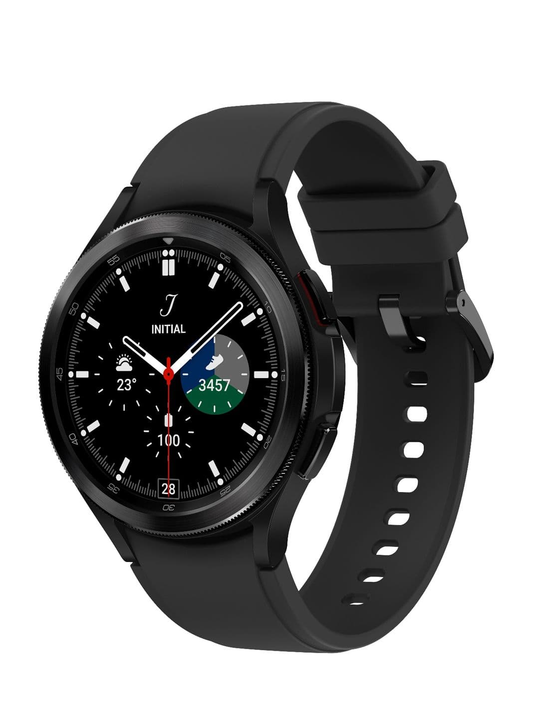 Samsung Galaxy Black Classic Bluetooth Smart Watch Compatible with Android - R890NZKAINU