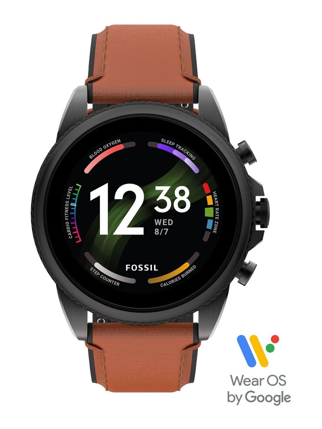 Fossil Men Brown & Black GEN 6 Smartwatch FTW4062