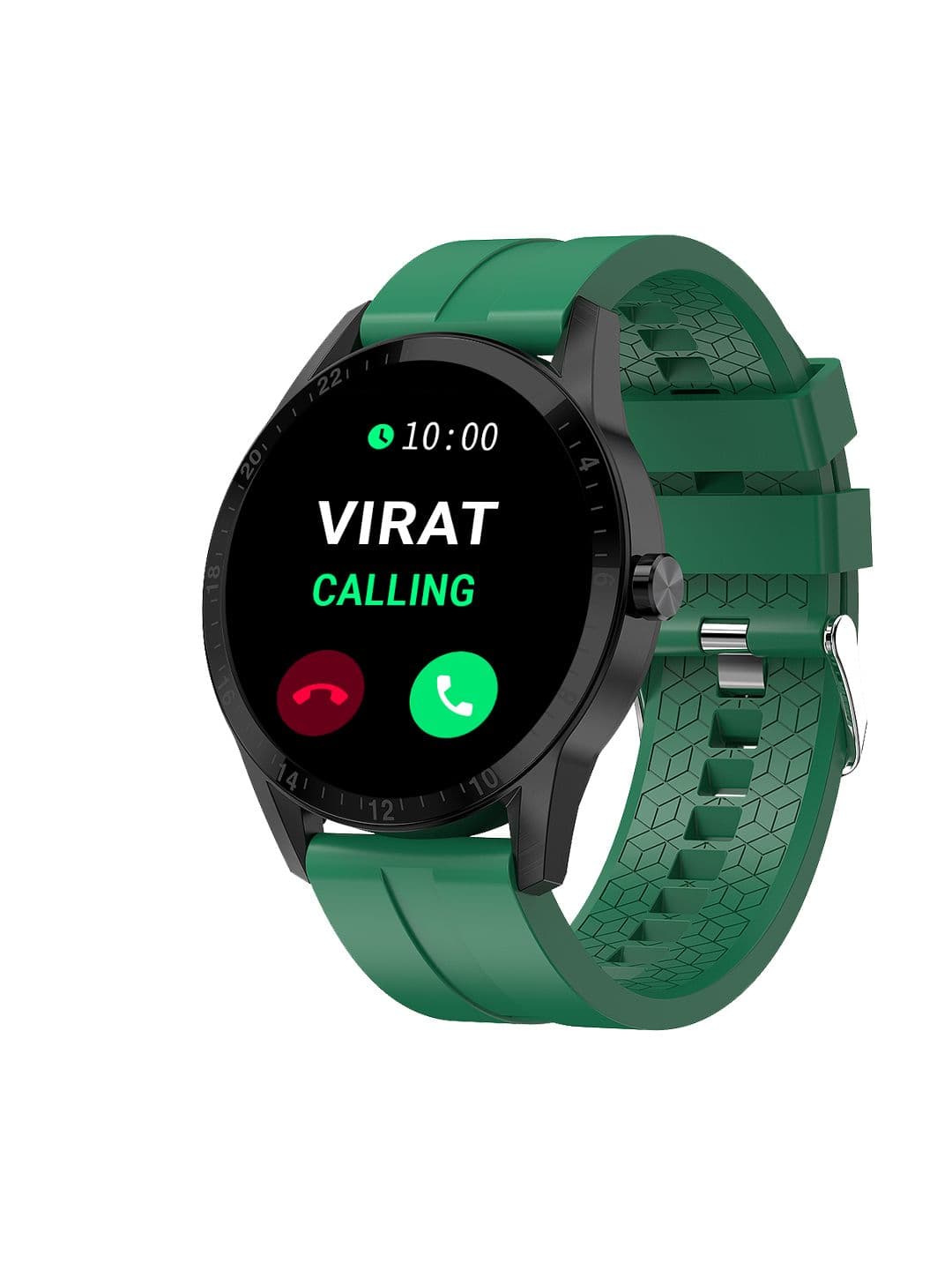Fire-Boltt Talk Unisex Bluetooth Calling Smartwatch 04BSWAAY - Green