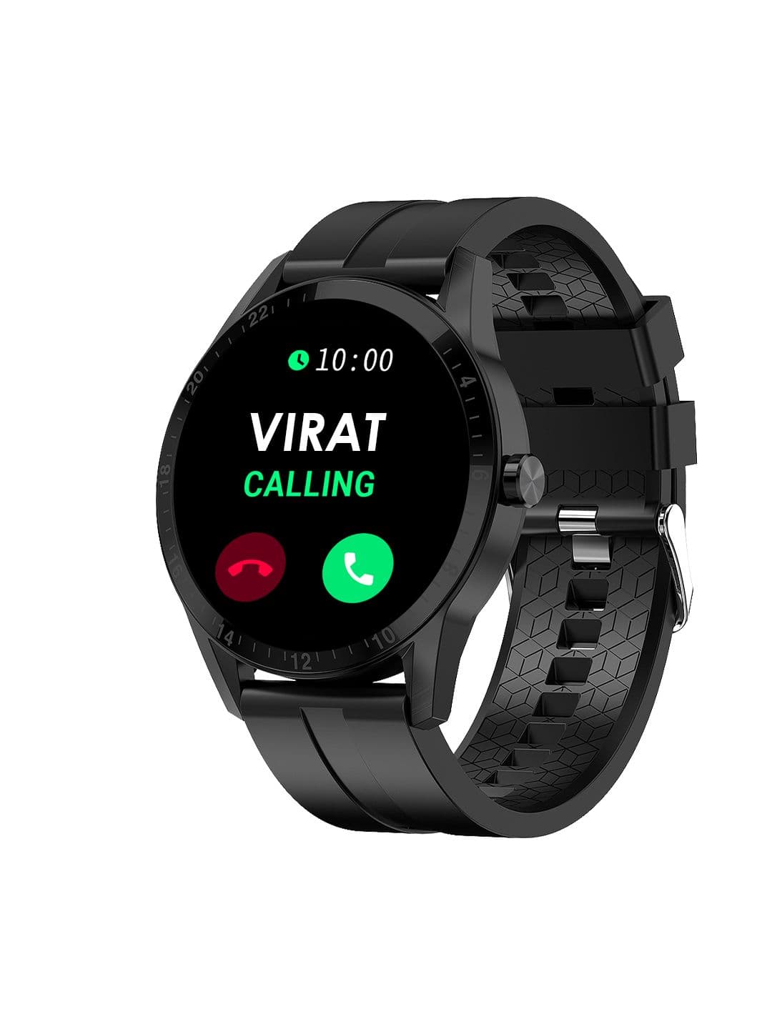 Fire-Boltt Talk Unisex Bluetooth Calling Smartwatch 04BSWAAY - Black