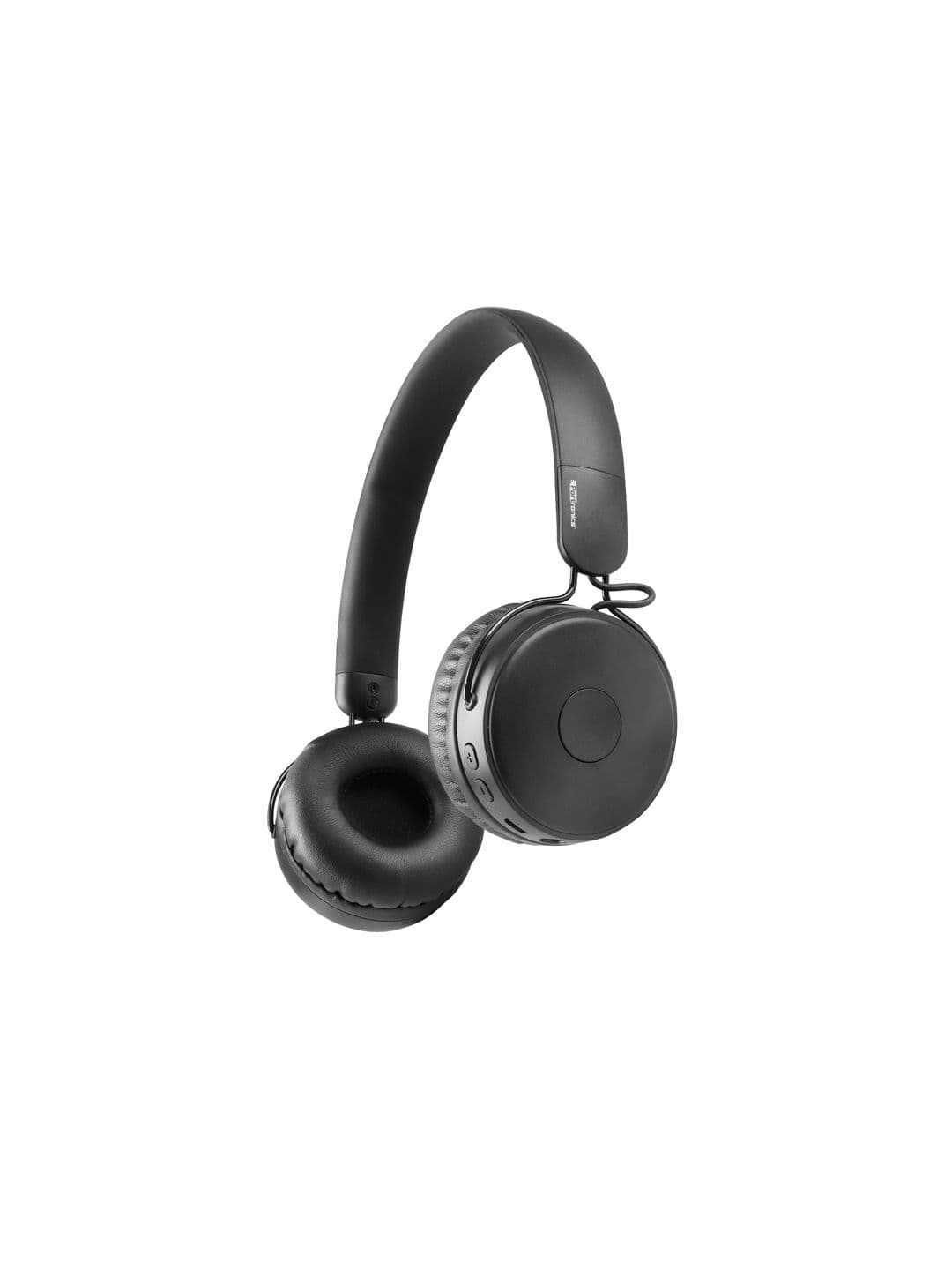 Portronics Black Solid Wireless Stereo On-Ear Headphones