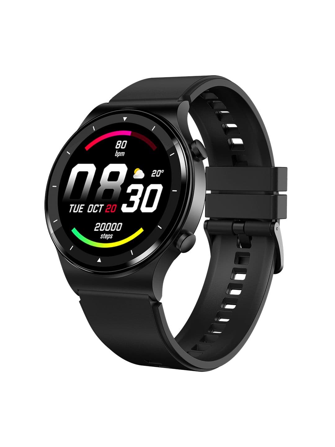 Fire-Boltt 360 Pro BT Calling with Rolling UI & Dual Button Smartwatch - Black 17BSWAAY