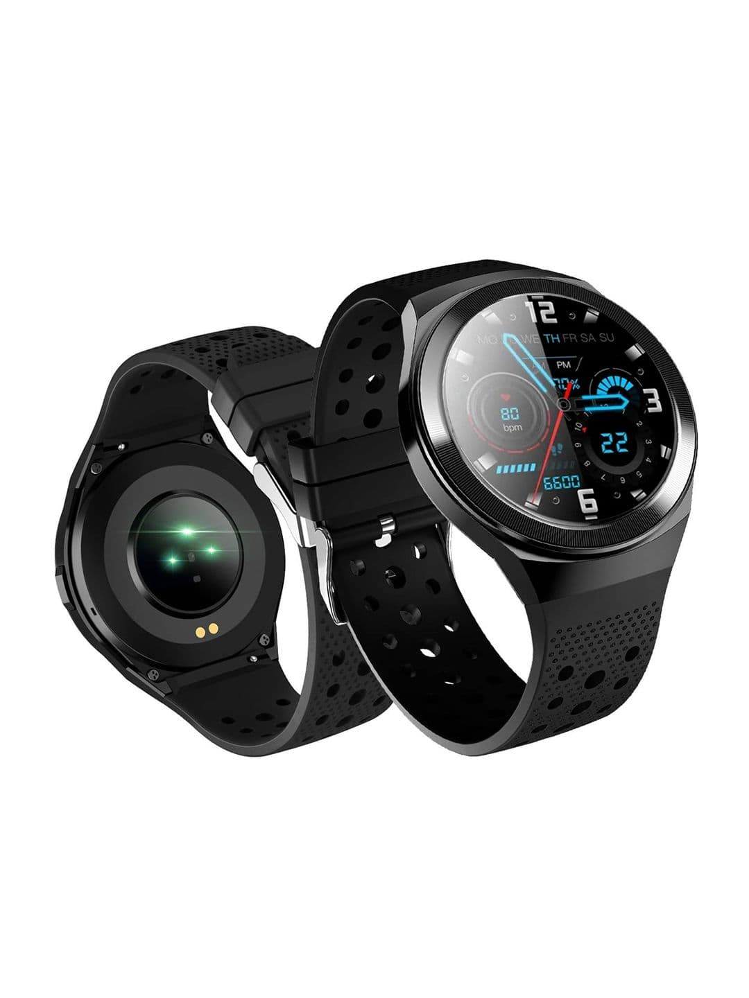 GIZMORE Black GIZFIT 910 Full Touch Smartwatch with Bluetooth Calling Function