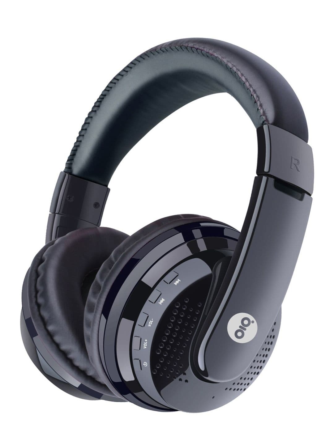 GIZMORE Black Giz MH411 Dual Tone Over-Ear Bluetooth Headphones
