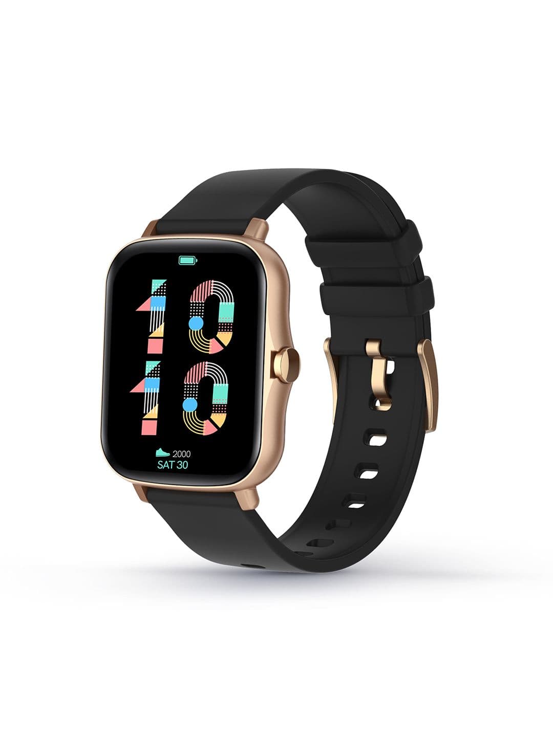 pebble Cosmos Pro 1.7 Bluetooth calling Smartwatch with Internal Memory - Black