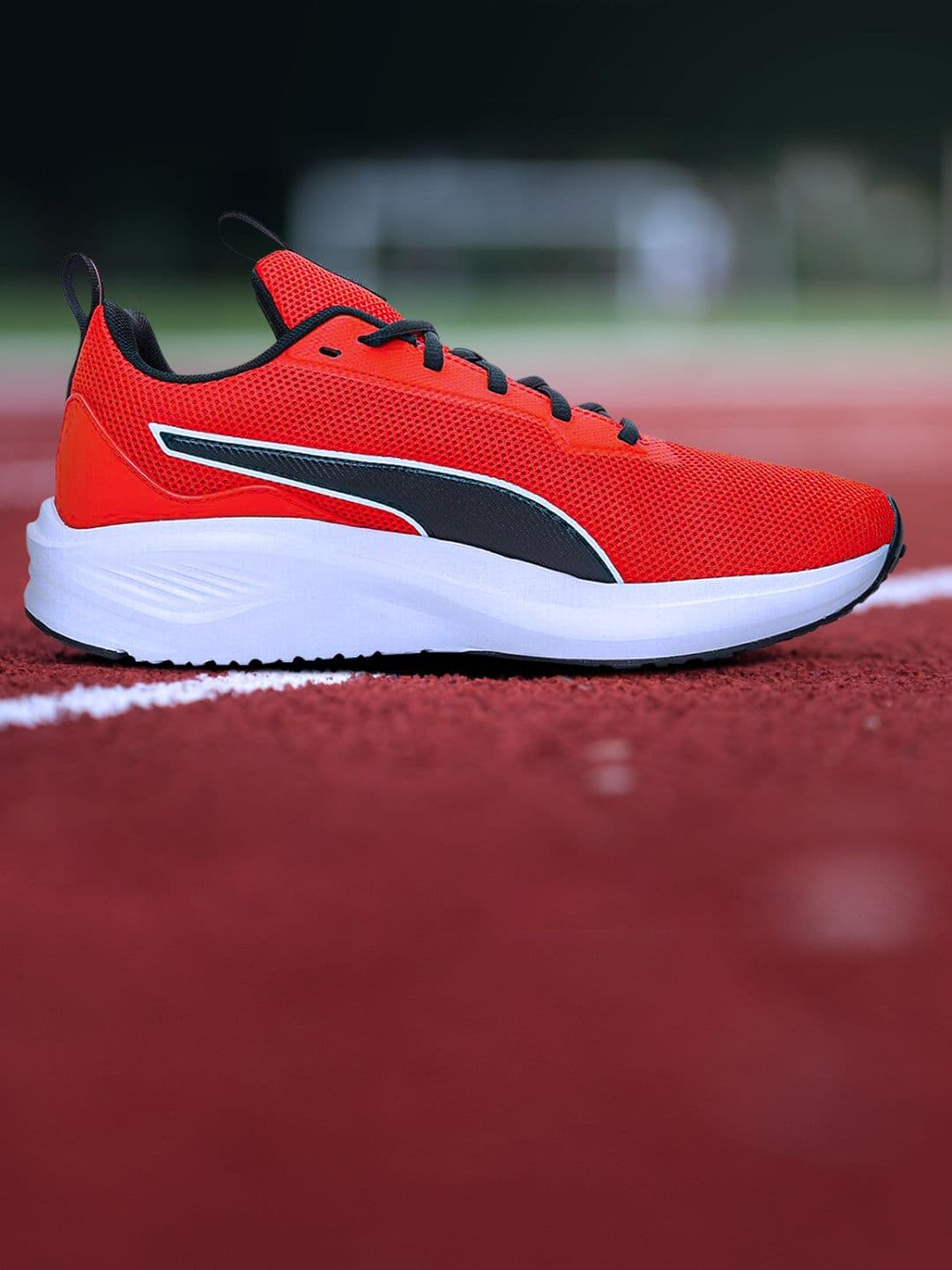 Puma Men Red Fire Runner Profoam Running Shoes