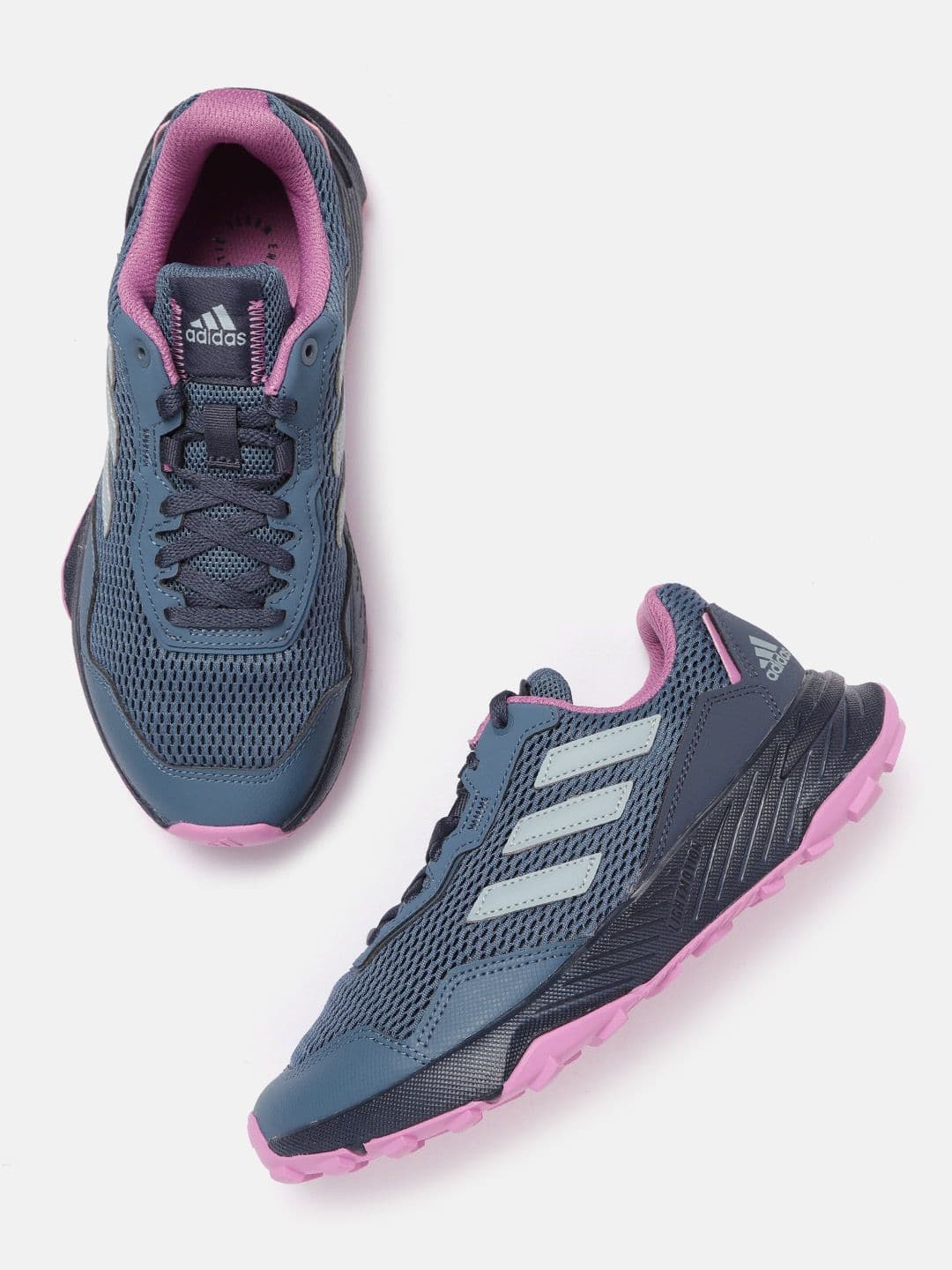 ADIDAS Women Navy Blue Solid Trace60 Trekking Shoes