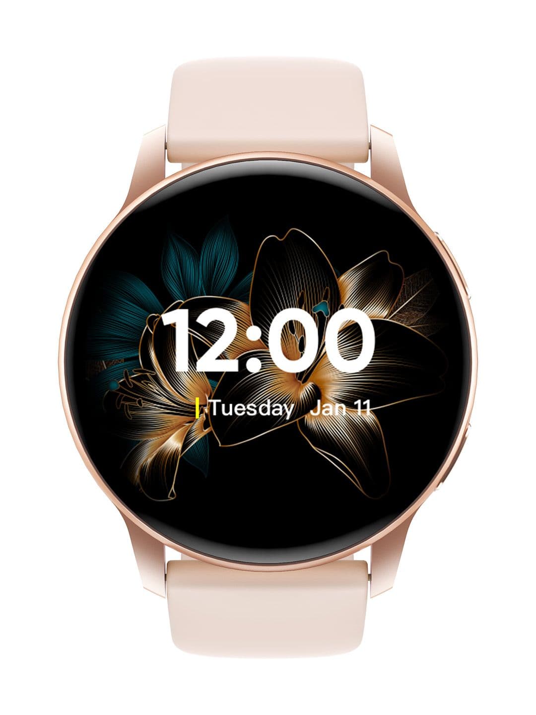 DIZO by realme TechLife Unisex Pink Watch R AMOLED Smartwatch