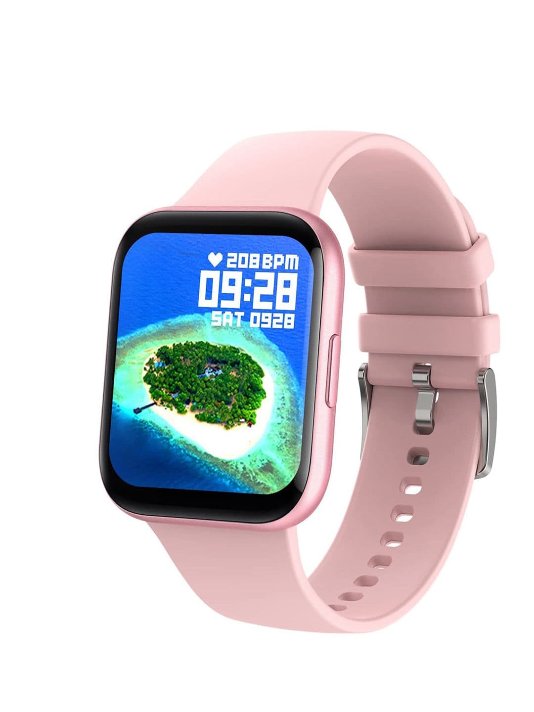 bfit Pink ACEX Spo2 IP68 Waterproof Smart Watch ACEX-RGLD