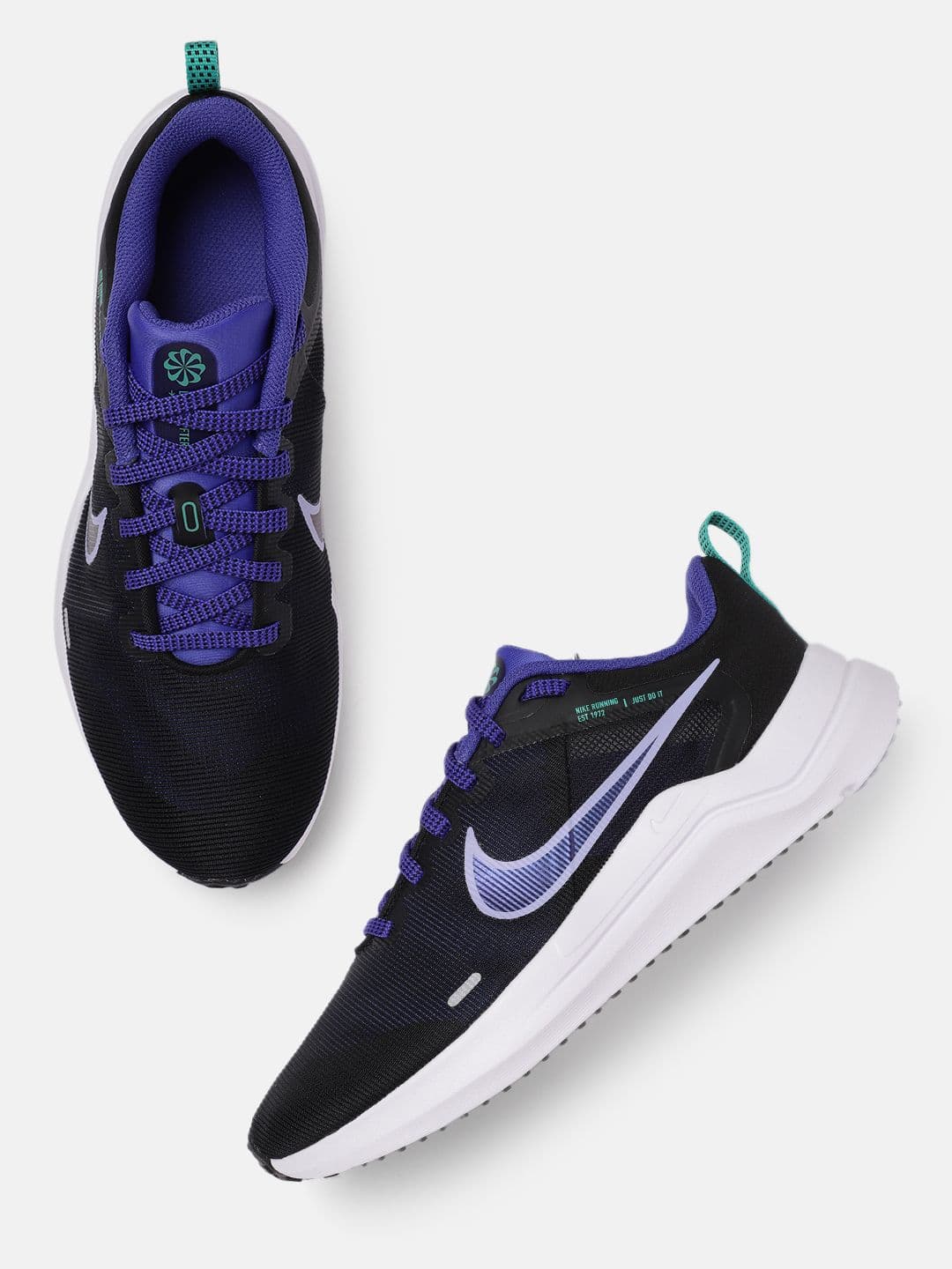 Nike Women Black Solid Downshifter 12 Regular Road Running Shoes