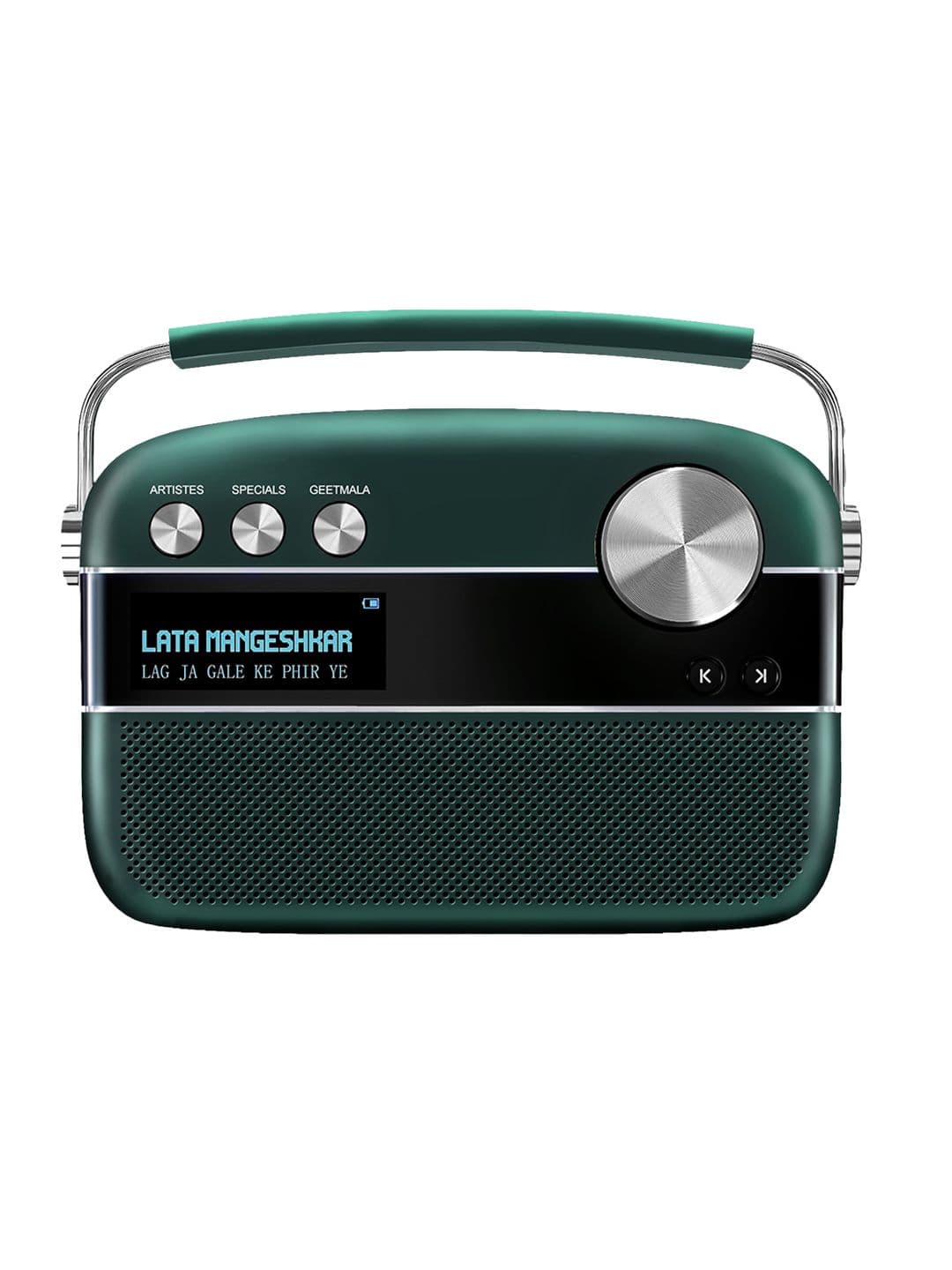 Saregama Unisex Green Solid Caravaan Premium Hindi Speakers