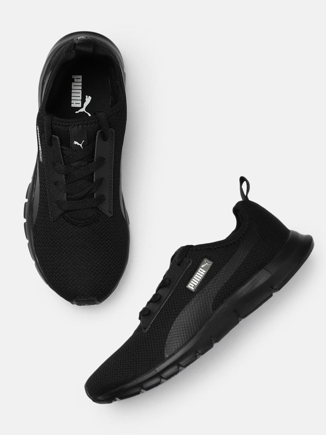 Puma Men Black Reflex Sneakers