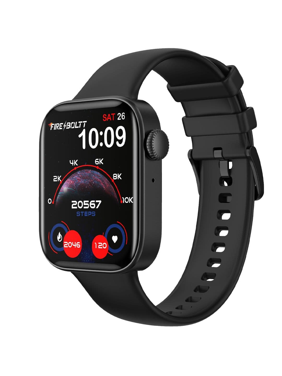 Fire-Boltt Black Ring 2 Smartwatch 27BSWAAY-1