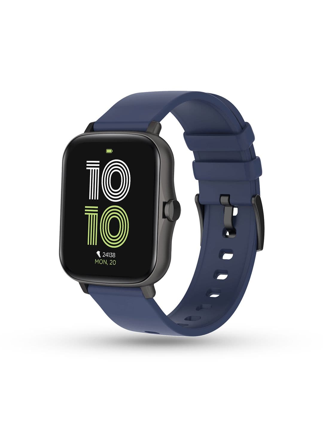 pebble Gunmetal Spark 1.7 inch BT Calling with SPO2, HR Monitor Smartwatch