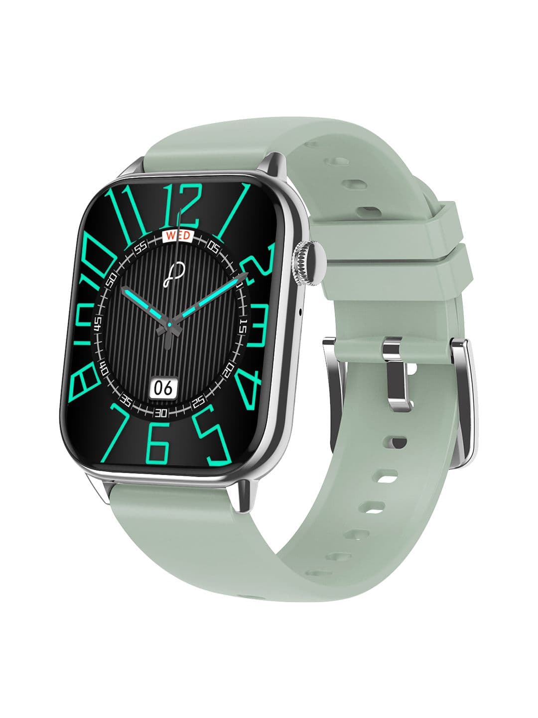 Pebble Green Cosmos Ultra 1.91 inch High Resolution Curved Display with Ultra-Thin Dial