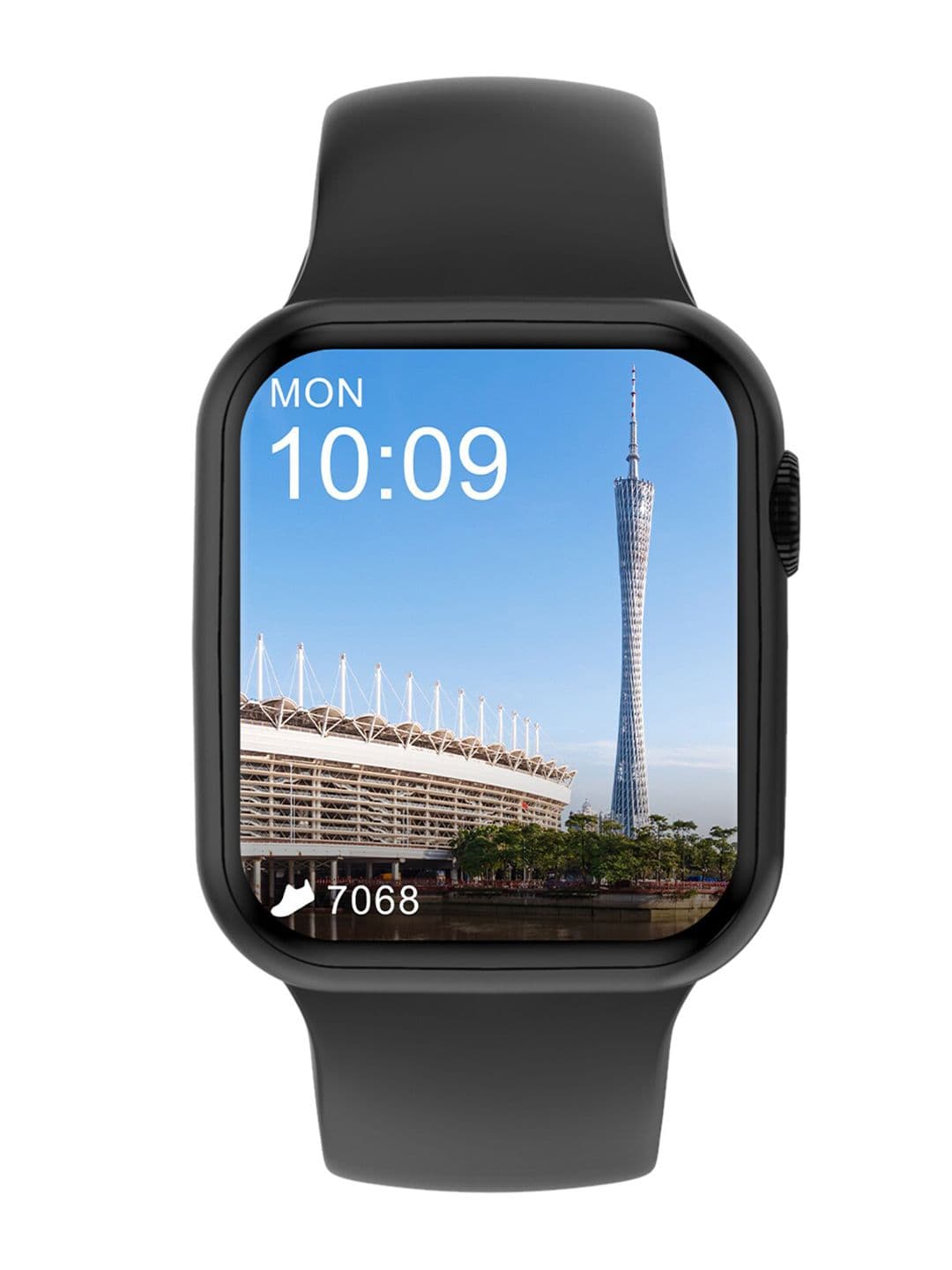 bfit Black Solid GEN1 Plus Full Touchscreen Bluetooth Calling Smart Watch