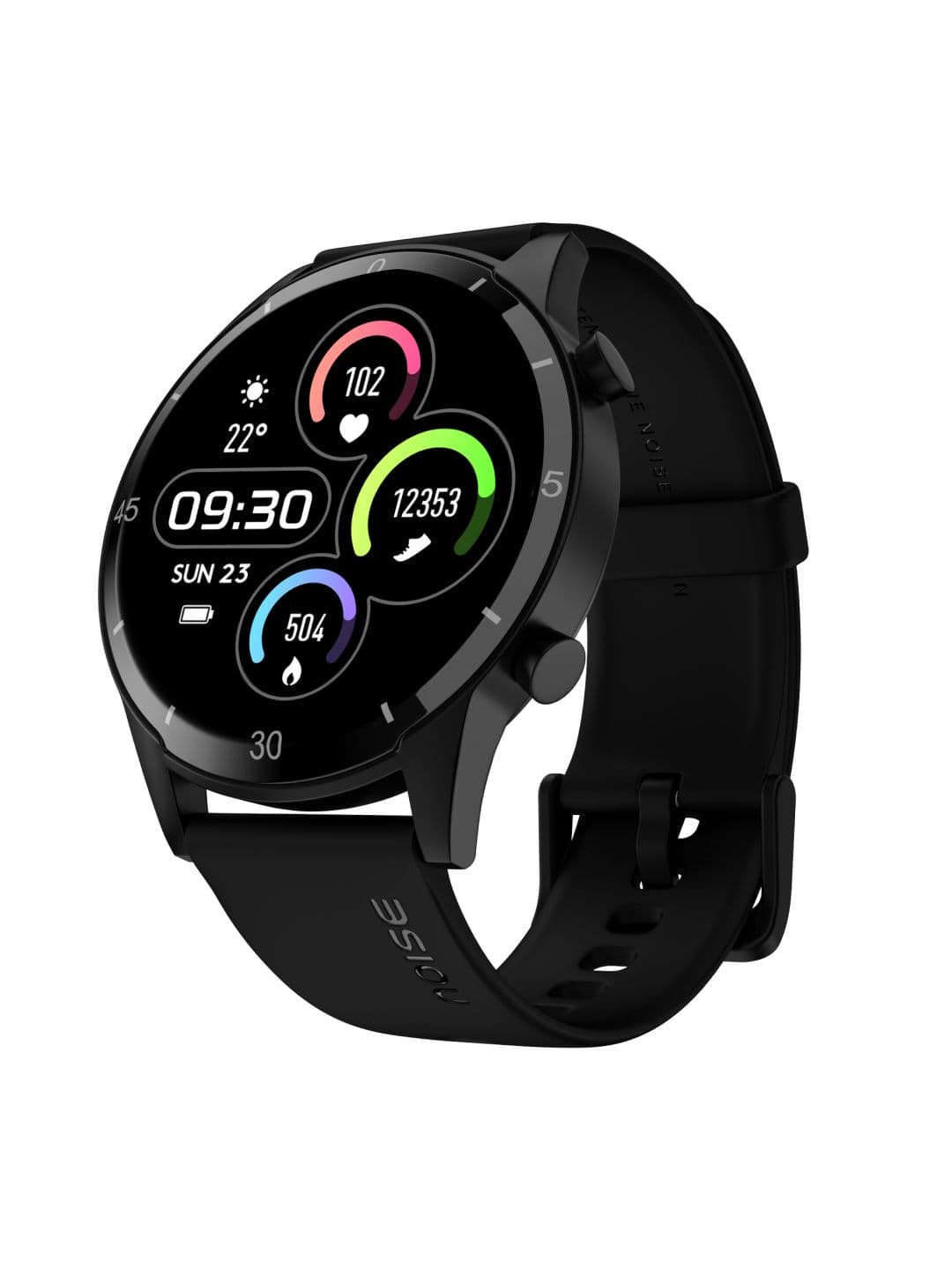 NOISE Fit Black Agile 2 Buzz Smartwatch