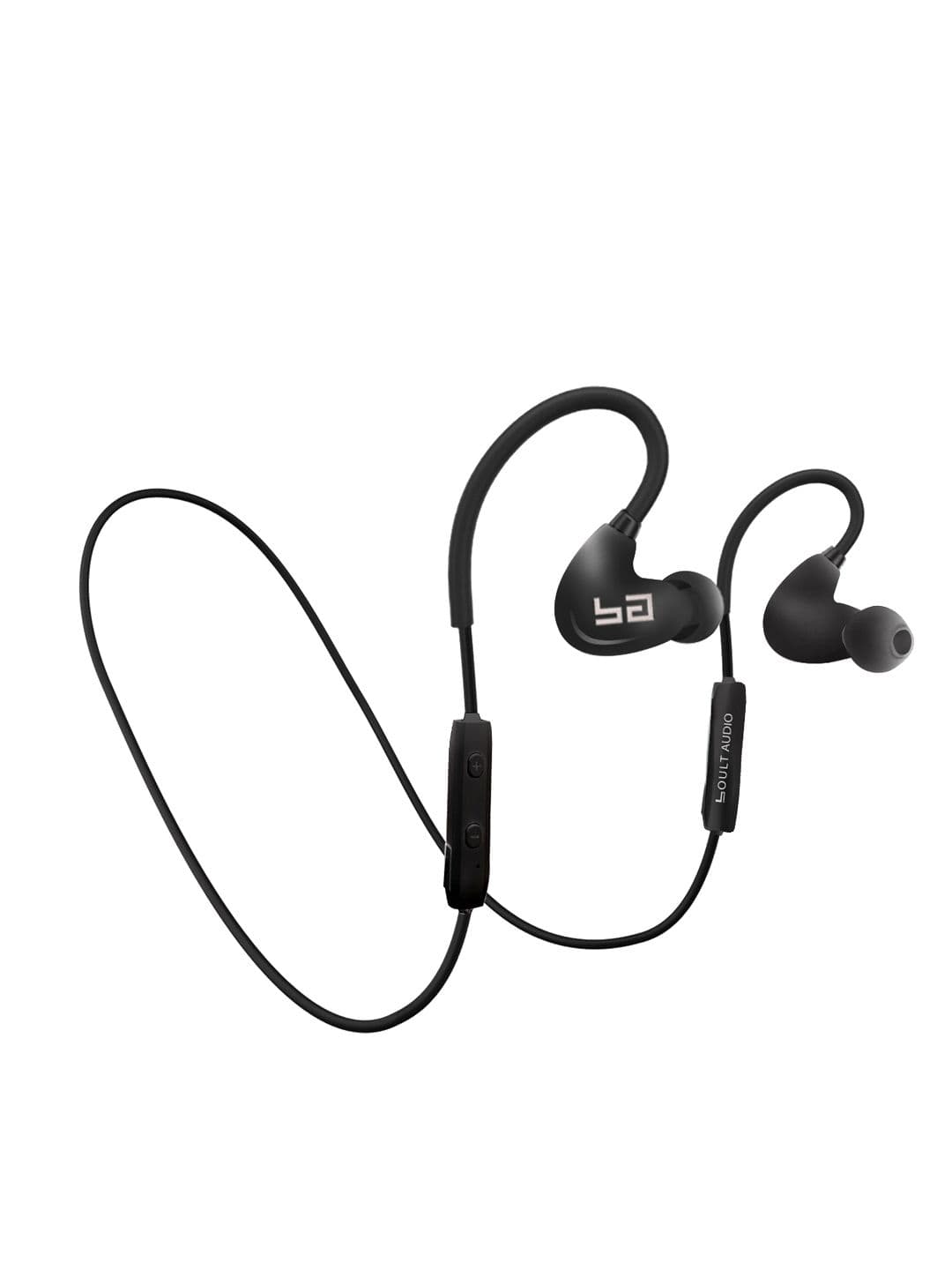 Boult Audio Black StormX Wireless Around-Ear HD Headphones with Mic BA-STORMX1