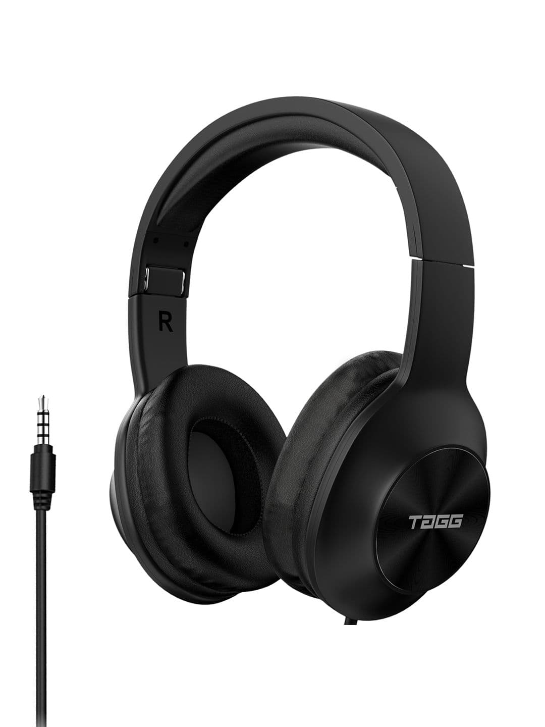 TAGG Black SoundGear 700 Over Ear Wired Headphones