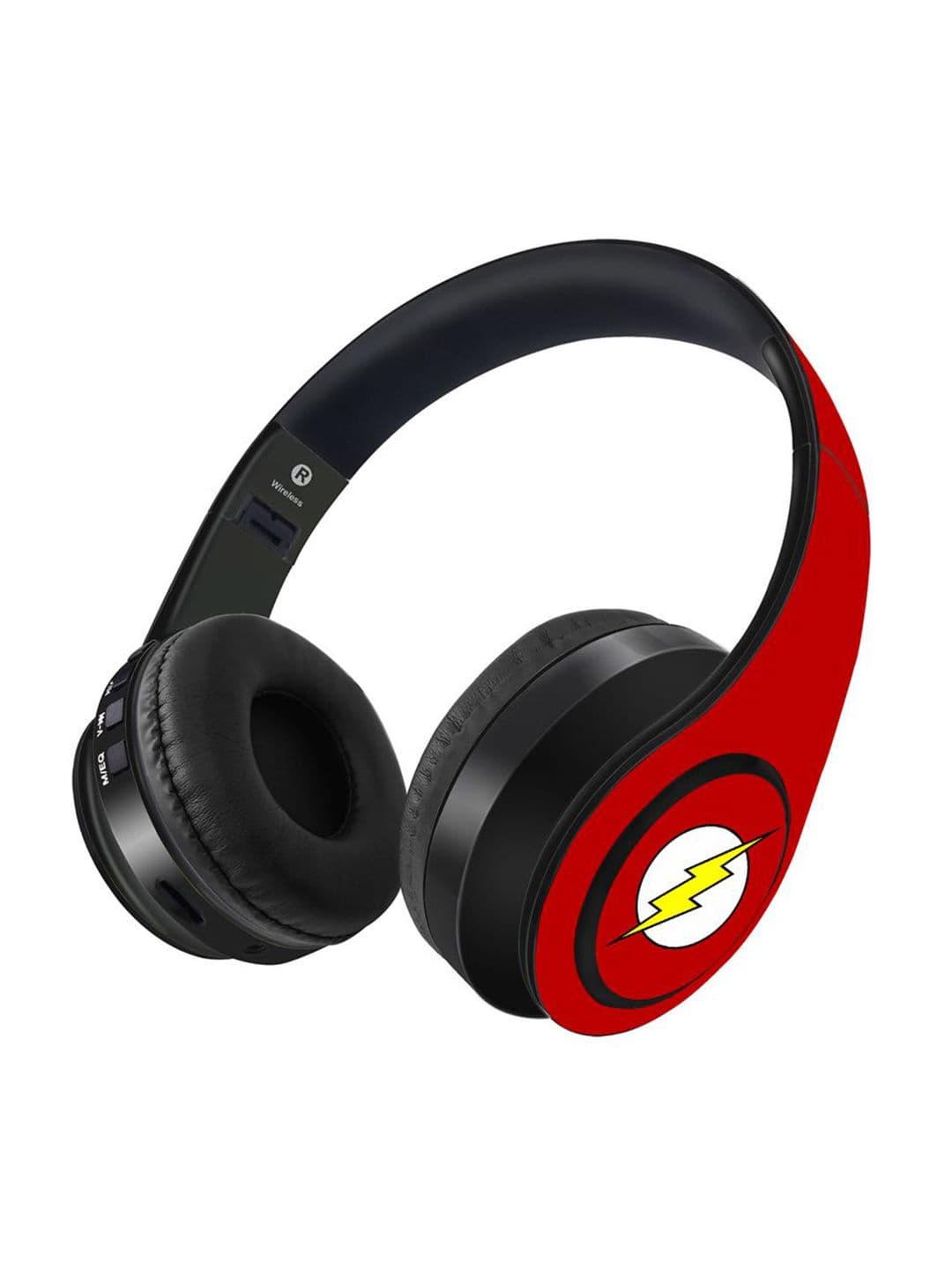 Kook N Keech Unisex Red Logo Flash Wireless Headphones