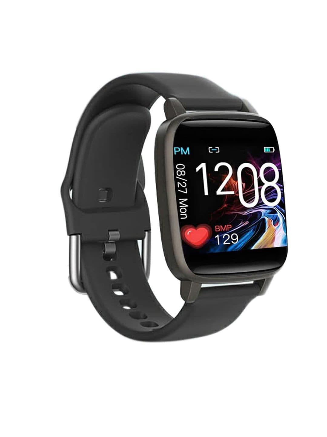 HAMMER Unisex Black Pulse Touch Waterproof Smart Watch