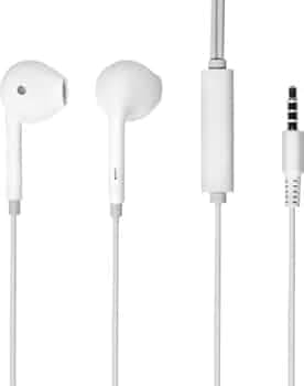 in-Ear vivo Earphones with Microphone - Premium Stereo Audio, Effective Noise Cancellation, 3.5mm Jack