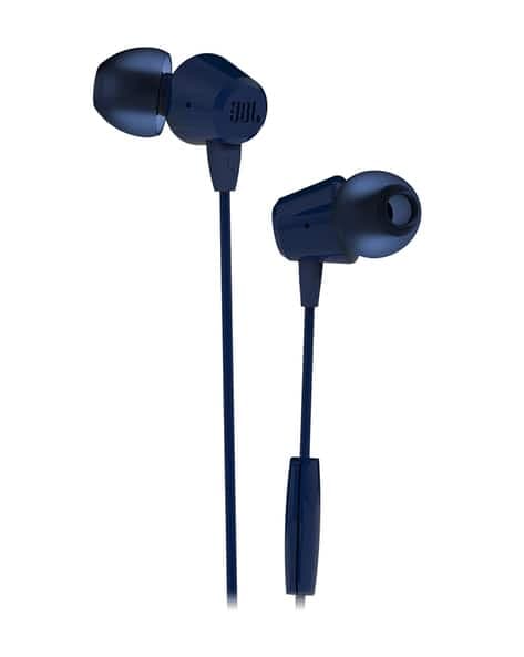 JBLC50HIBLU Wired In Ear Headphones with Mic
