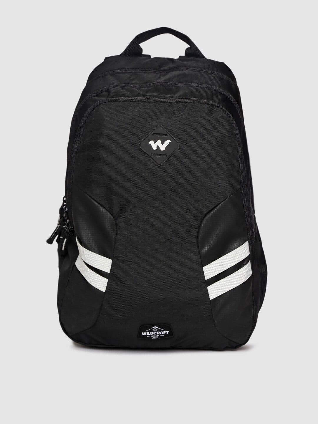 Wildcraft Unisex Black Solid Backpack