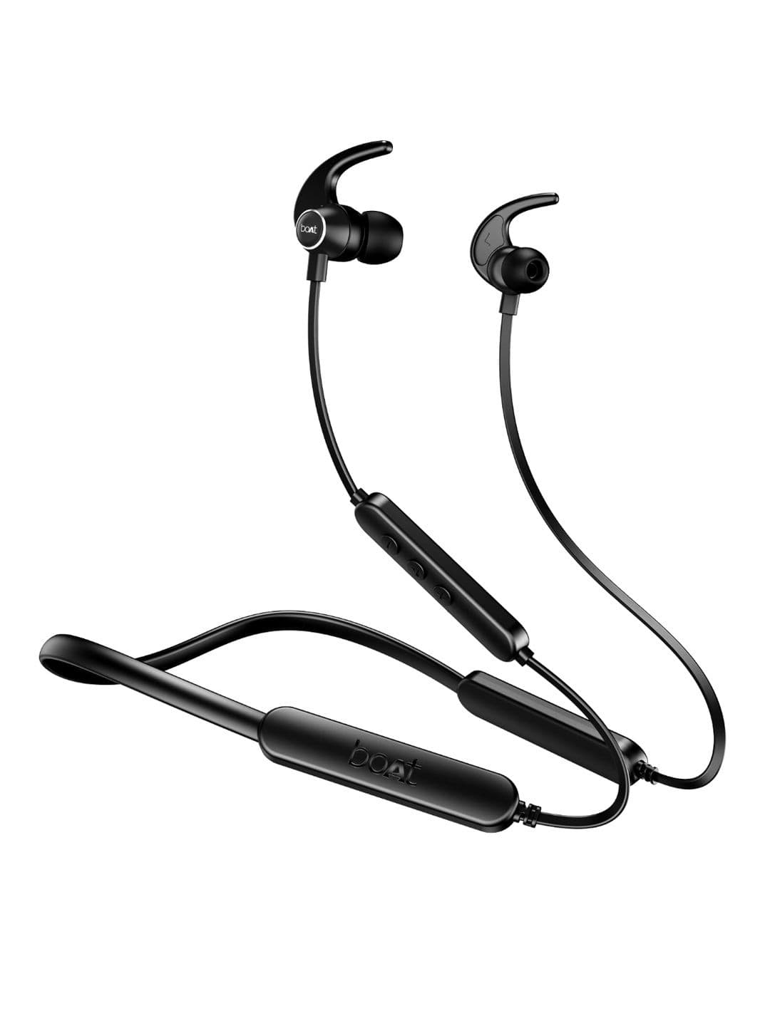boAt Unisex Black Rockerz 255 Pro+ M Bluetooth in-Ear Earphone