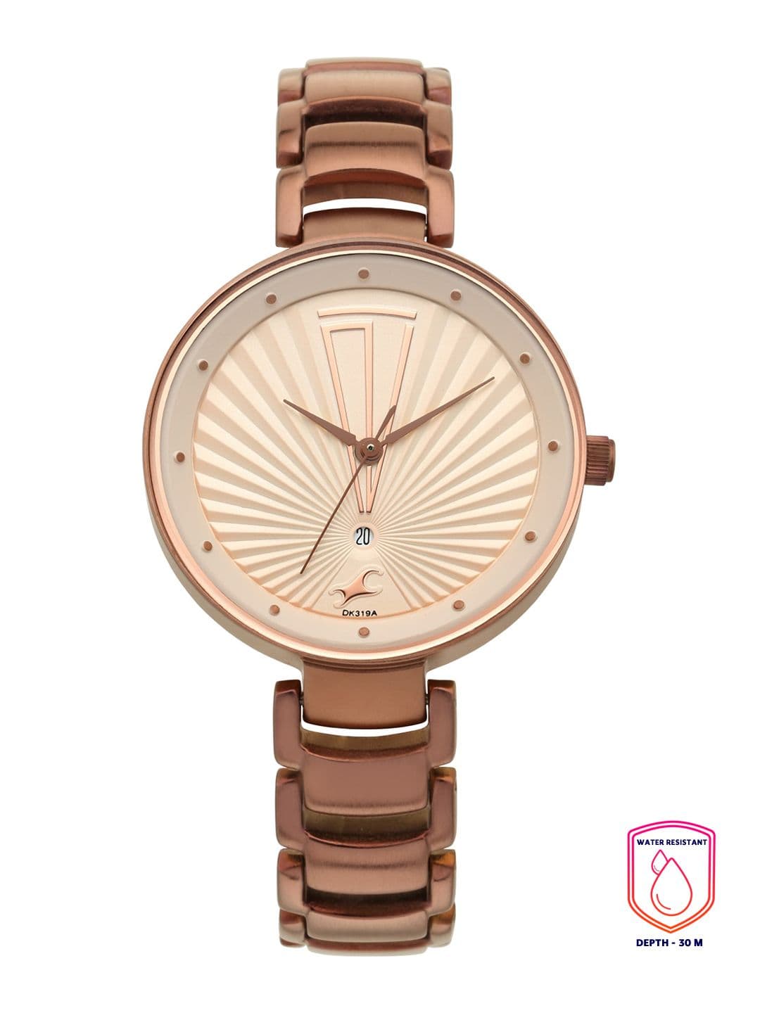 Fastrack Women Rose Gold Analogue Watch