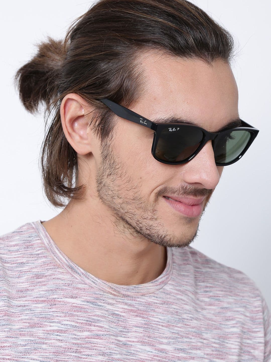 Ray-Ban Men Rectangle Sunglasses 0RB4269I601/9A56-601/9A