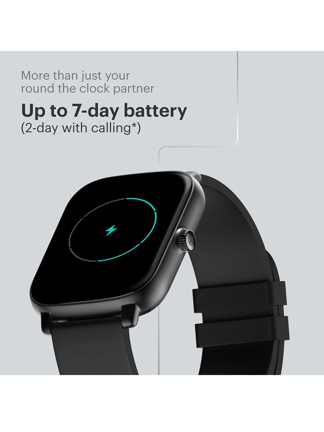 NOISE ColorFit Icon Buzz Sleep Monitor With Voice Assistant Bluetooth Calling Smartwatch