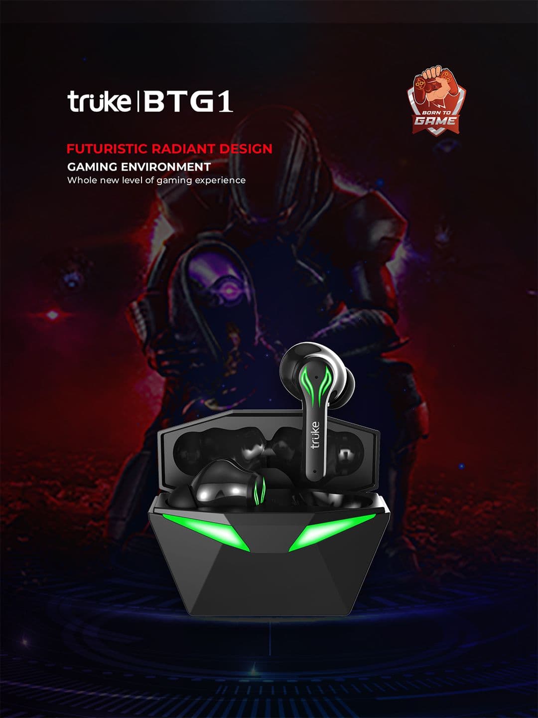 truke BTG 1 Wireless Gaming Earphone