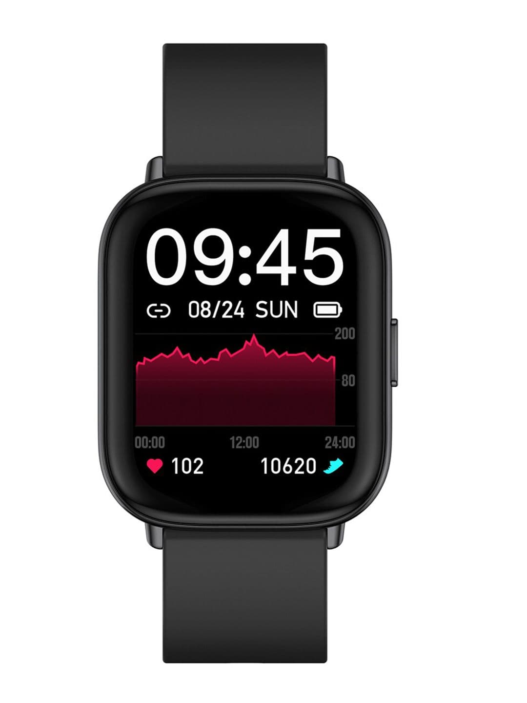 French Connection Black FCUK Fit Pro Full Touch Smartwatch FCUK009B
