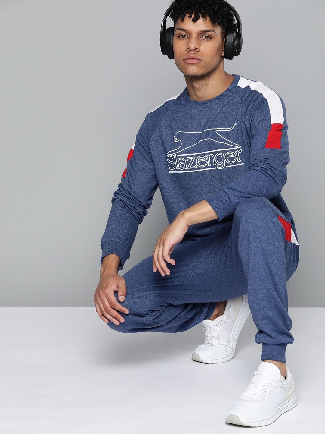 Slazenger Men Printed Athleisure Tracksuit