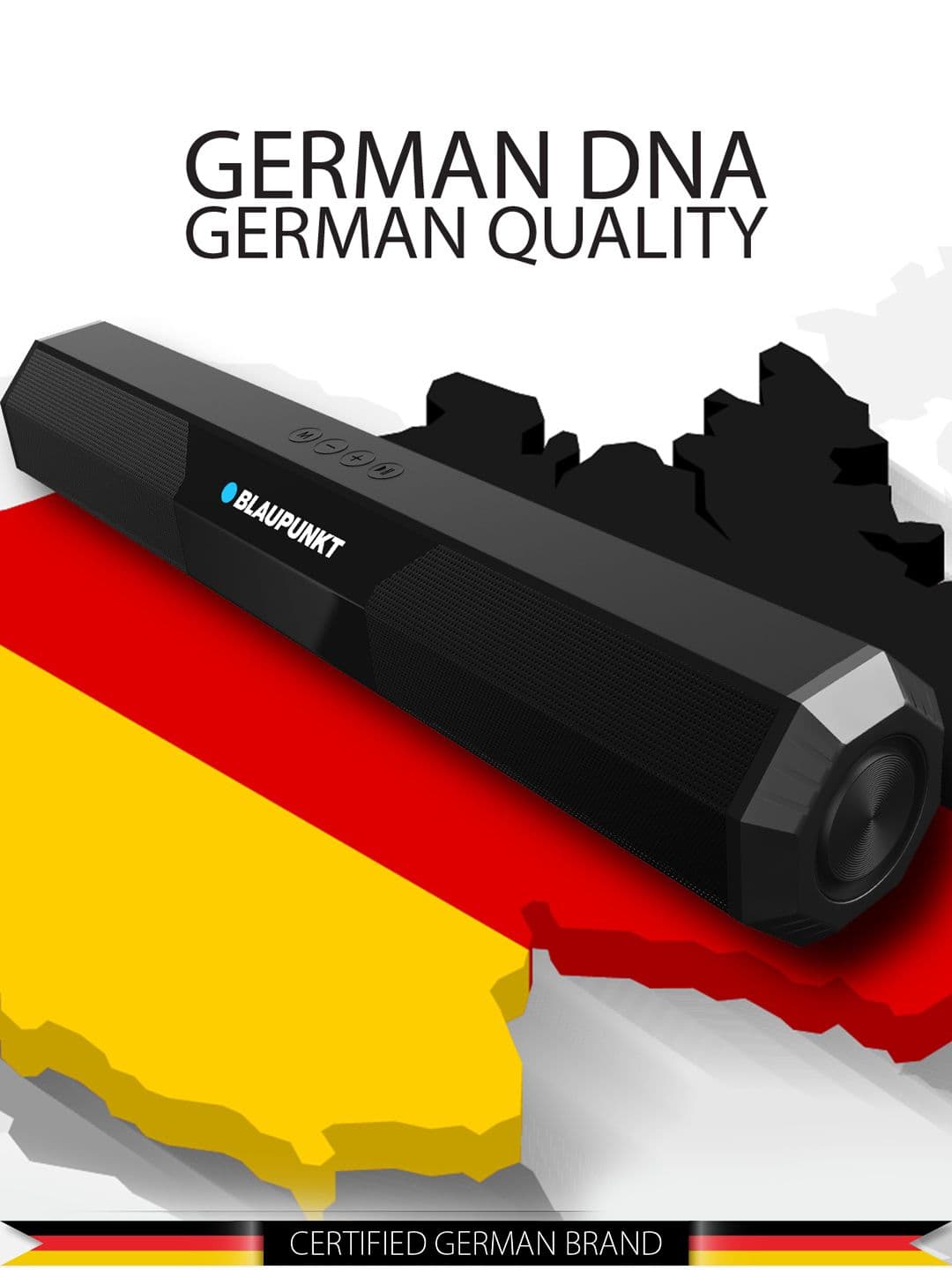 BLAUPUNKT SBA20 16W Bluetooth Soundbar for TV with Bluetooth - Black