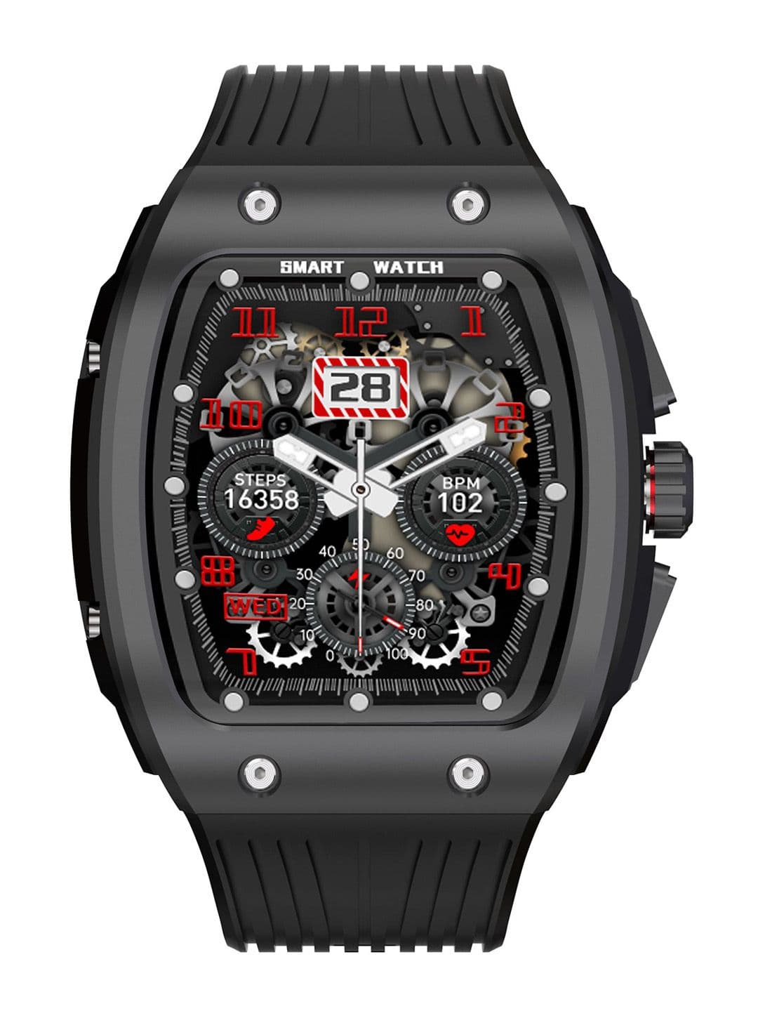 Timex Unisex Smart Coregen 1.76"(4.47 cm) Display with BT Calling Smartwatch TWTXW900T