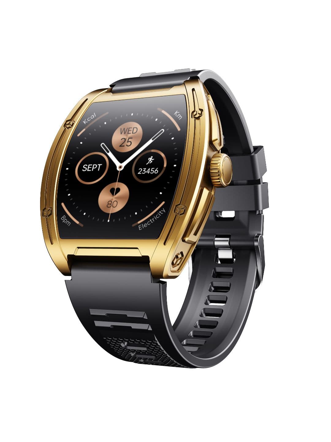 boAt Enigma Ascend Luxury Smartwatch With 1.76\" HD Display Functional Crown Upto 5 Days Battery