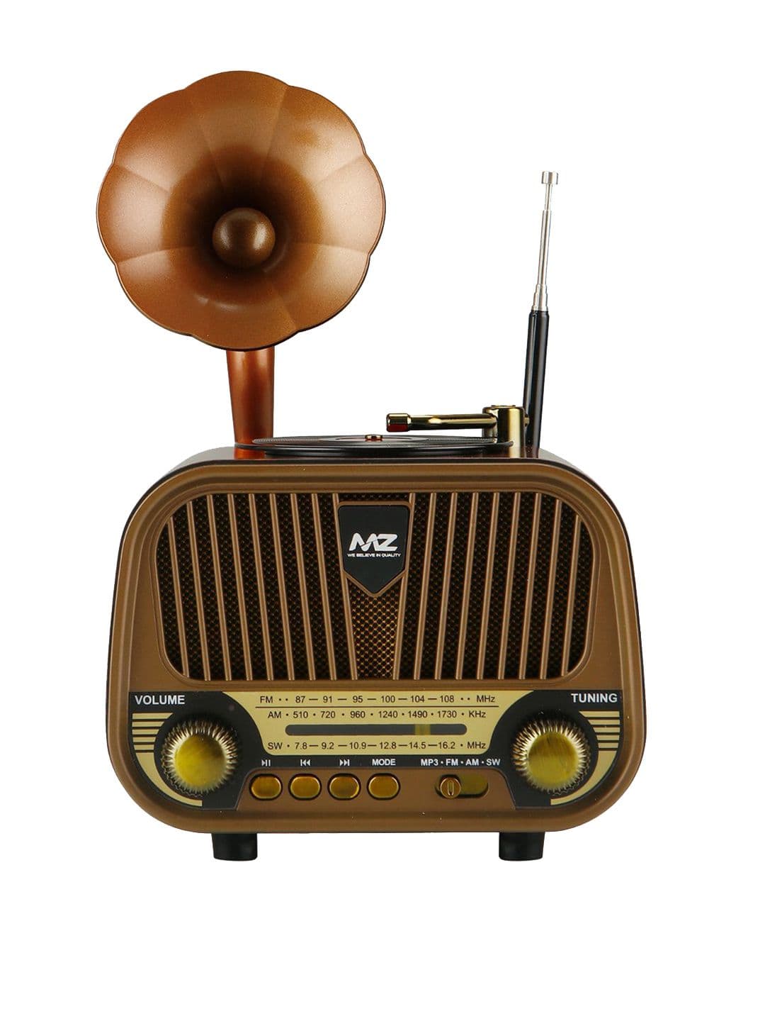 MZ M427SP (Retro Radio Speakers) Multi-Functional With High Power & 5W & 1500mAh Battery