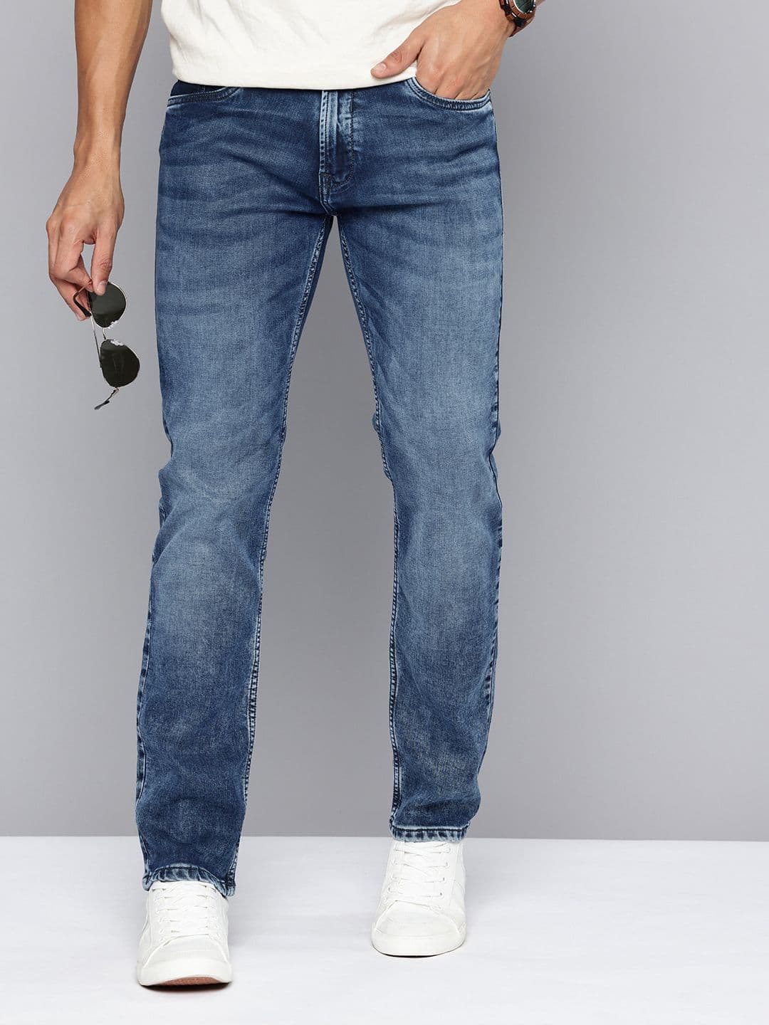 Mufti Men Straight Fit Stretchable Jeans