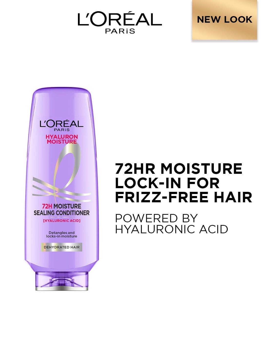 LOreal Paris Hyaluron 72H Moisture Sealing Conditioner For Dry & Dehydrated Hair - 386ml