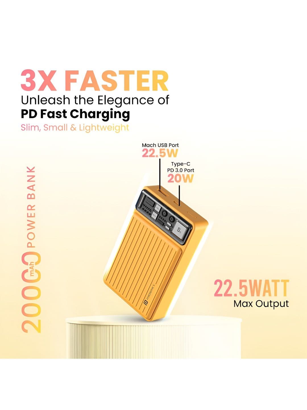 Portronics 10000 mAh 22.5W Output Power Banks