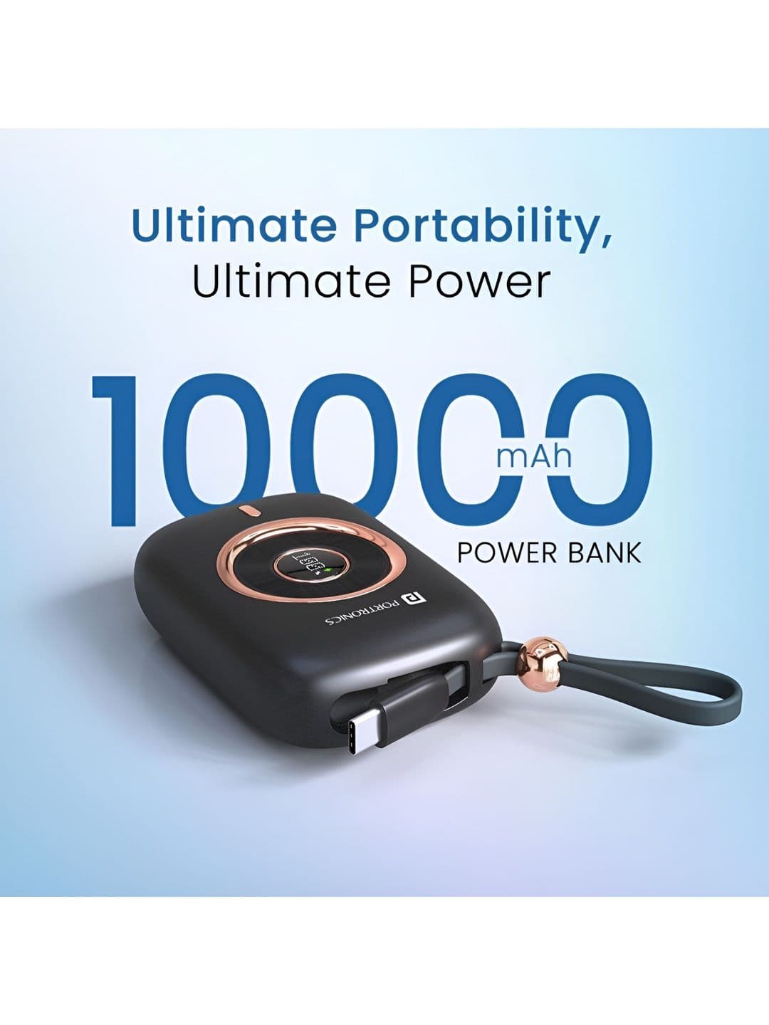 Portronics Power Shutter Pro 35W 10000mAh Super Fast Charging Power Bank