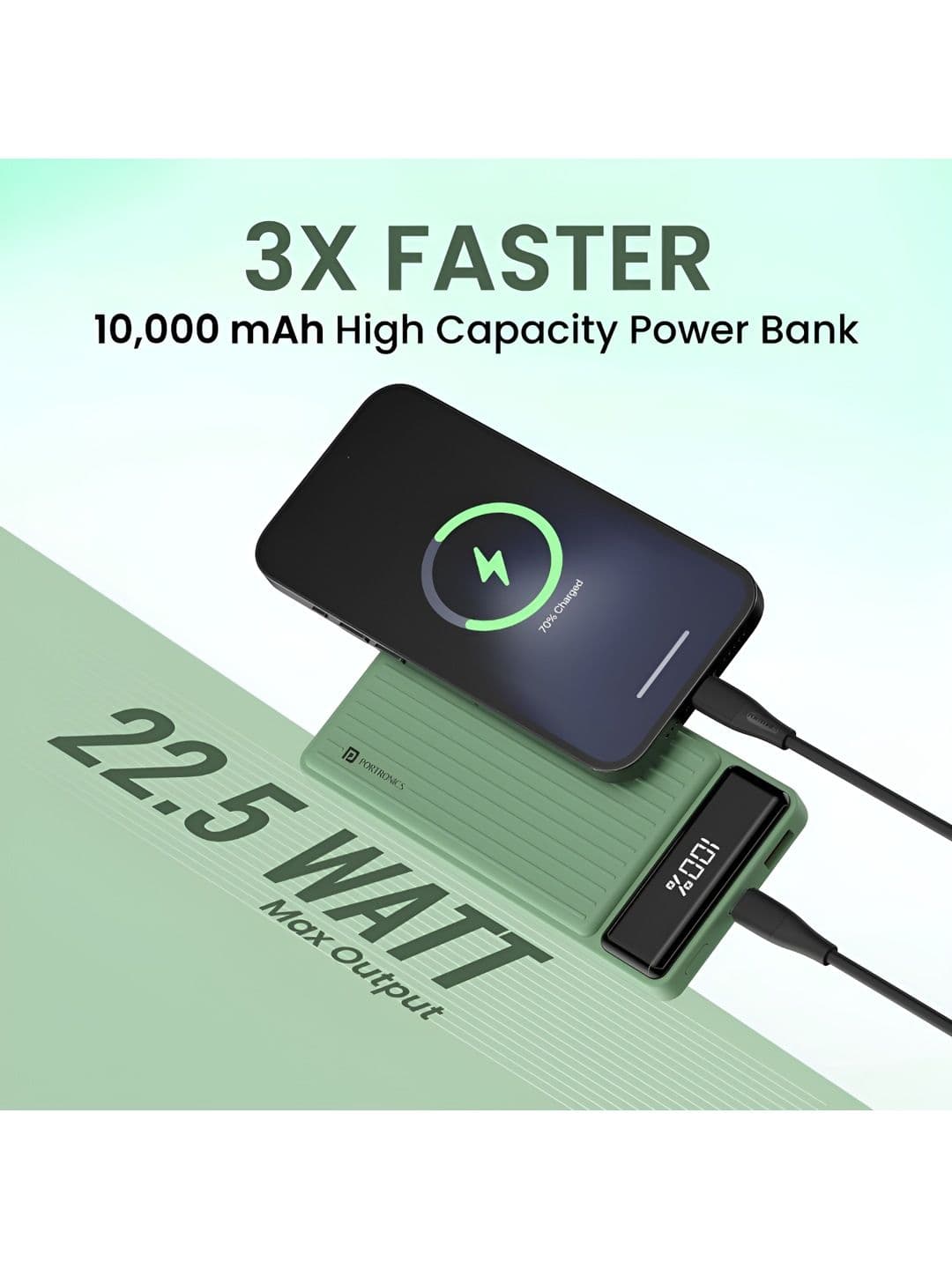 Portronics 10000 mAh 22.5W Output Power Banks