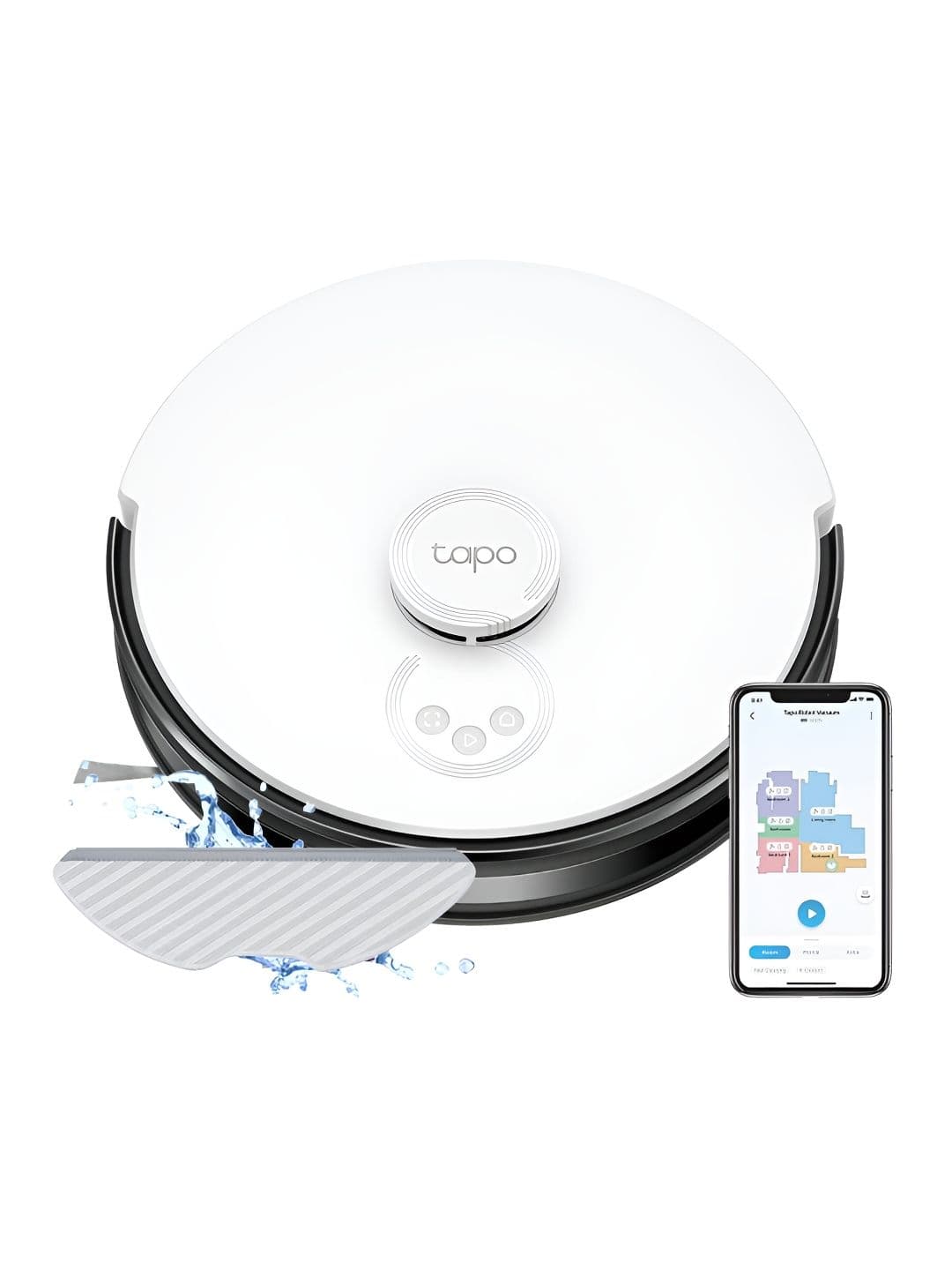 TP-Link Tapo RV30 Robot Vacuum and Mop with LiDAR Navigation and Voice Control